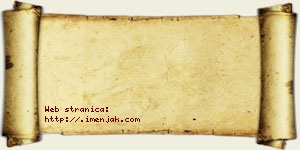 Jasmina Pjanić vizit kartica